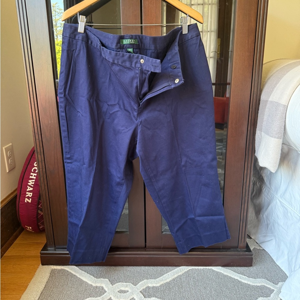 Ralph Lauren Navy Chinos - Classic Straight Fit